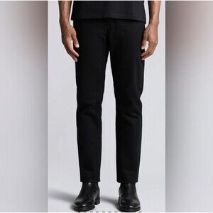 ASKET The Black Denim Jeans 31/34 Slim Mens Button Fly Jeans 100% Organic Cotton